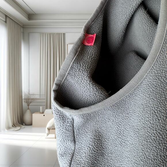 🔥 Lululemon Lab Fleece Diamond Dye Crew – Asphalt Grey 🔥 - Picture 3 of 3